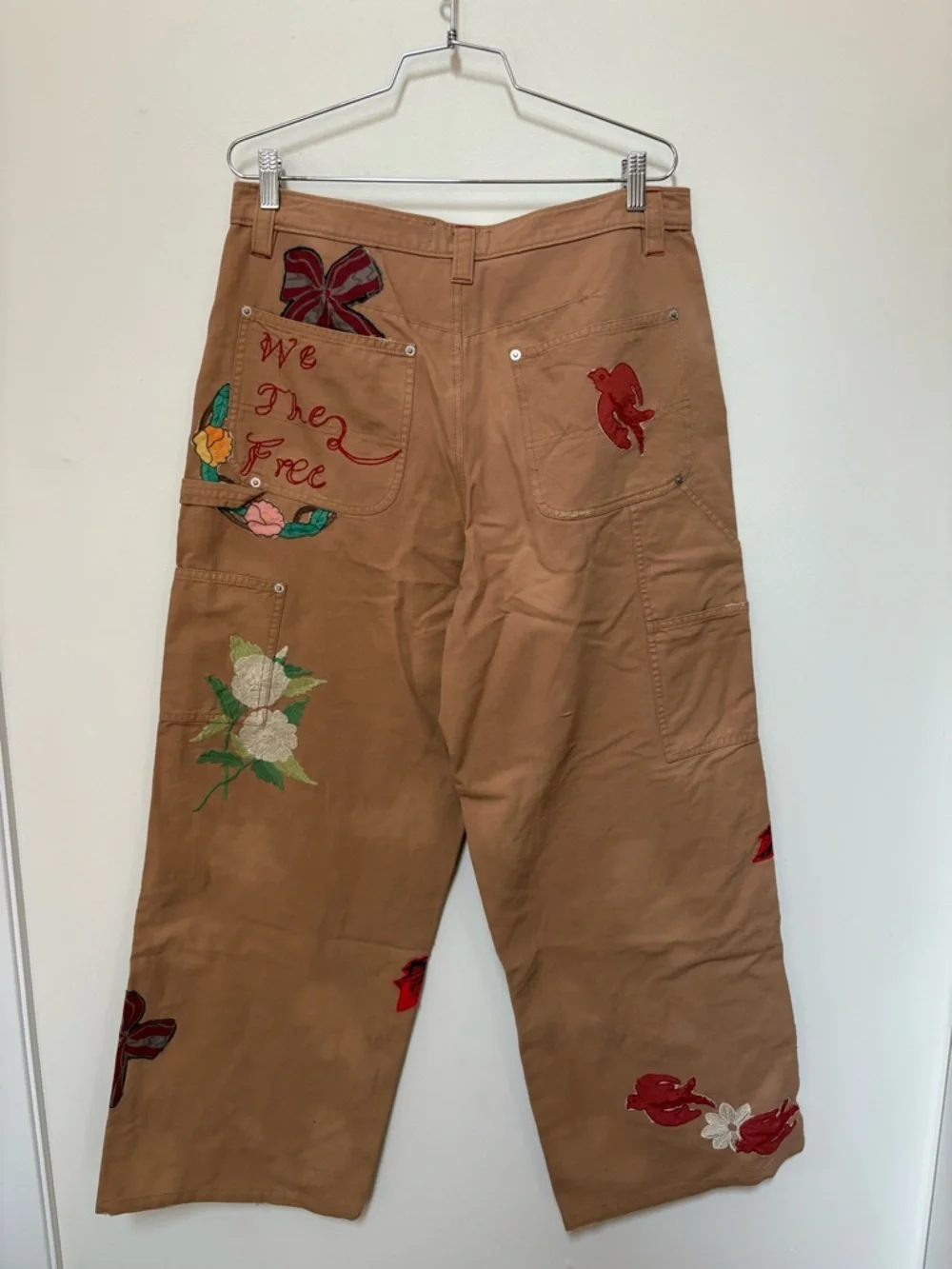 NWOT Free People We The Free Bright Time Craft Pants Size 12